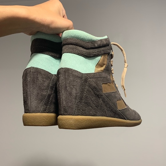 NWOT Sam Edelman Bennett Wedge Sneaker, Size 9 - Picture 3 of 12